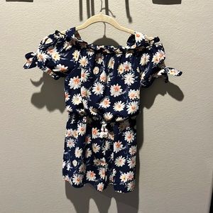my michelle girls youth medium romper